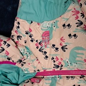 Girls NorthFace reversible spring jacket